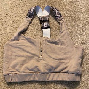 Gymshark Revival Sports Bra in Taupe- Large